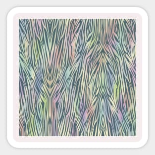 Colorful Zebra print Sticker